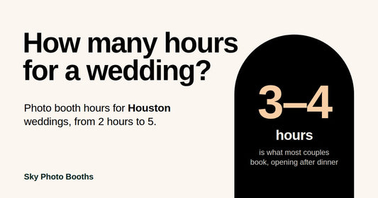 How Long Should You Book a Photo Booth for Your Wedding?